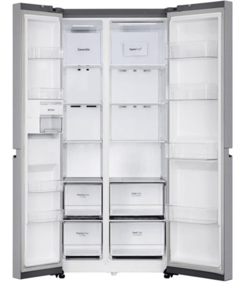LG 650 L 3 Star GL-B257EPZ3 Frost Free Side by Side Refrigerator - Image 2